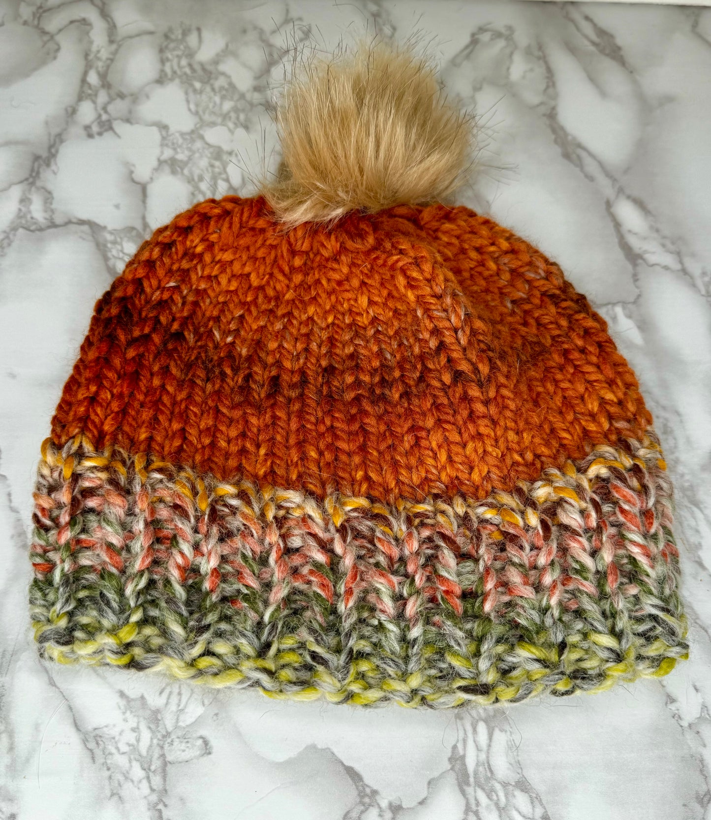 Fall Leaves/Coney Island Beanie