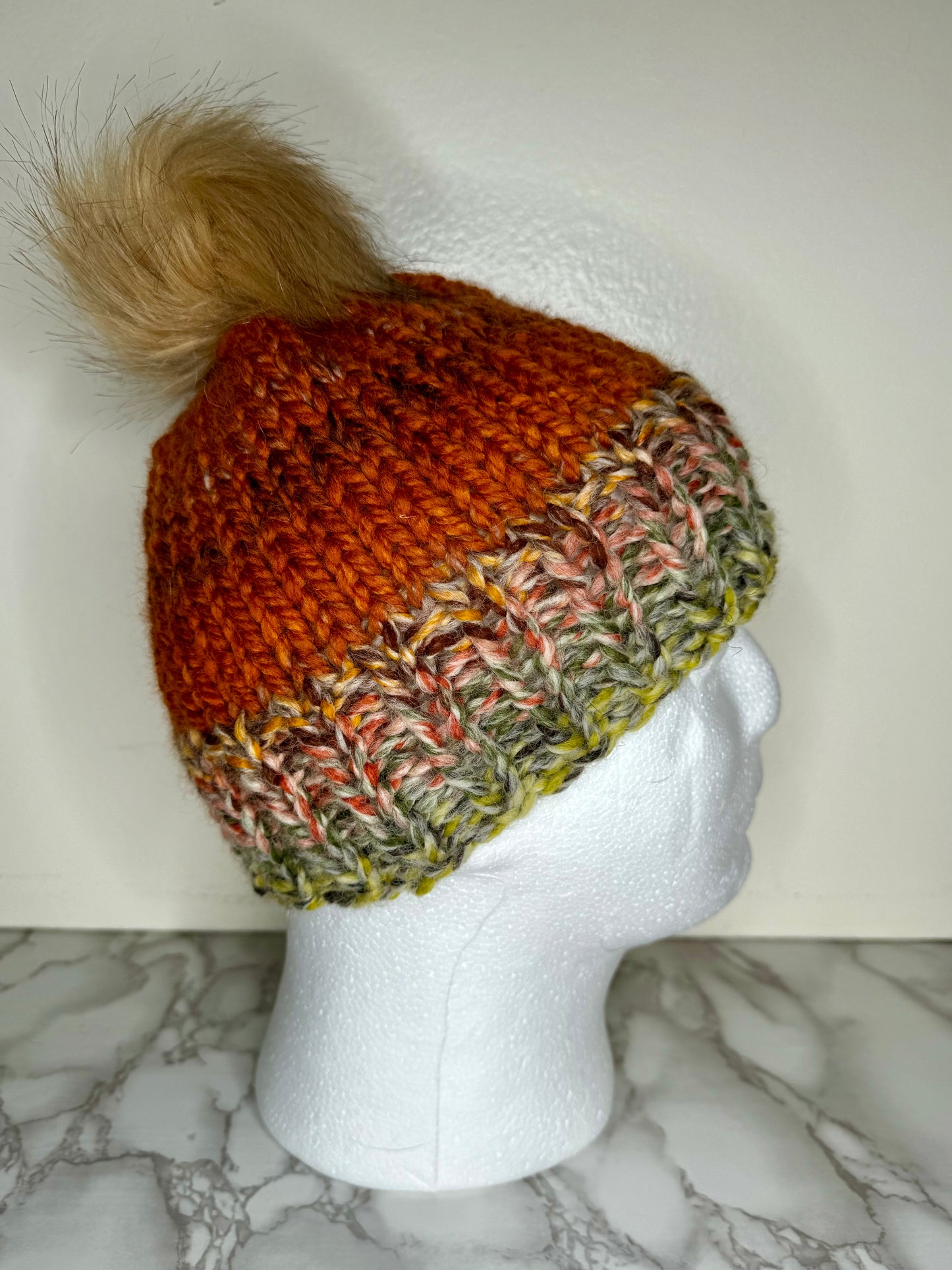 Fall Leaves/Coney Island Beanie
