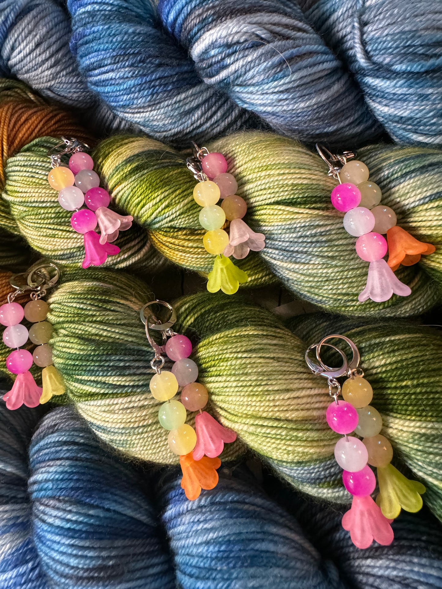 Mystery Flower Stitch Markers