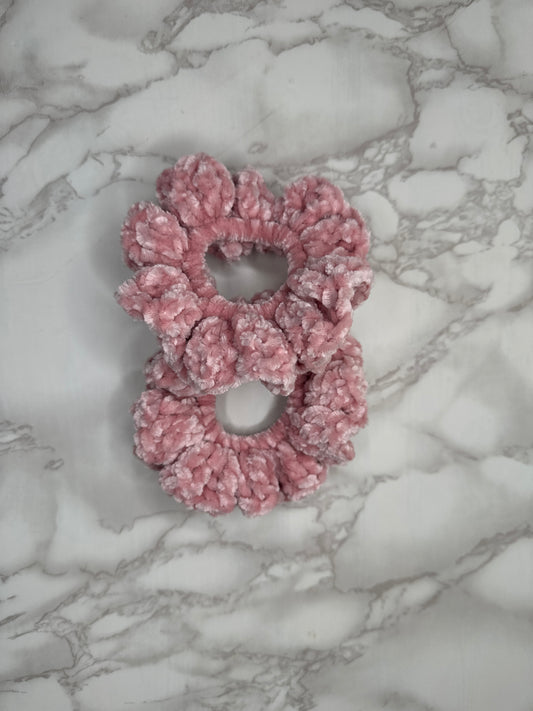 Quiet Pink Scrunchies