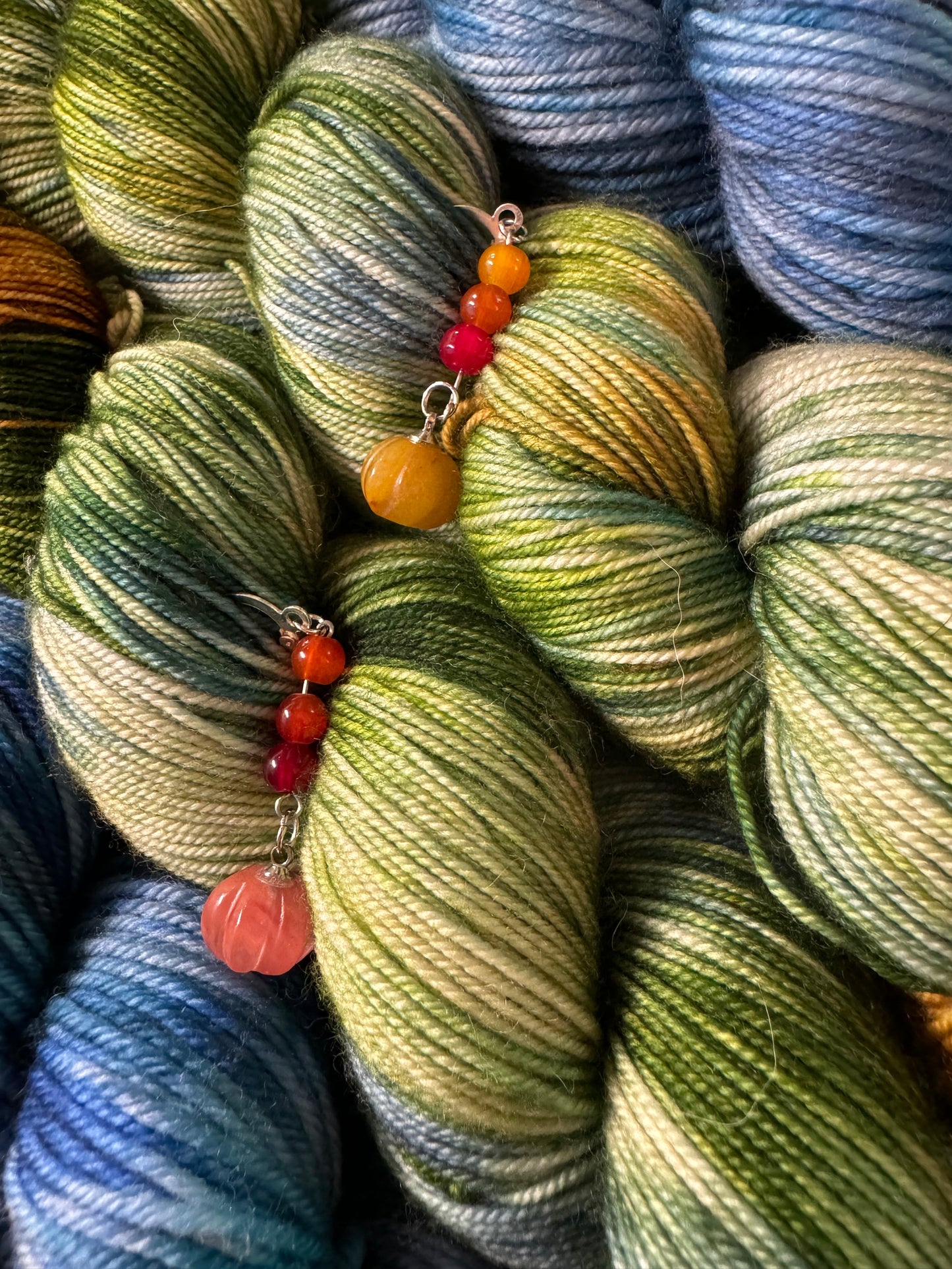 Pumpkin Stitch Markers