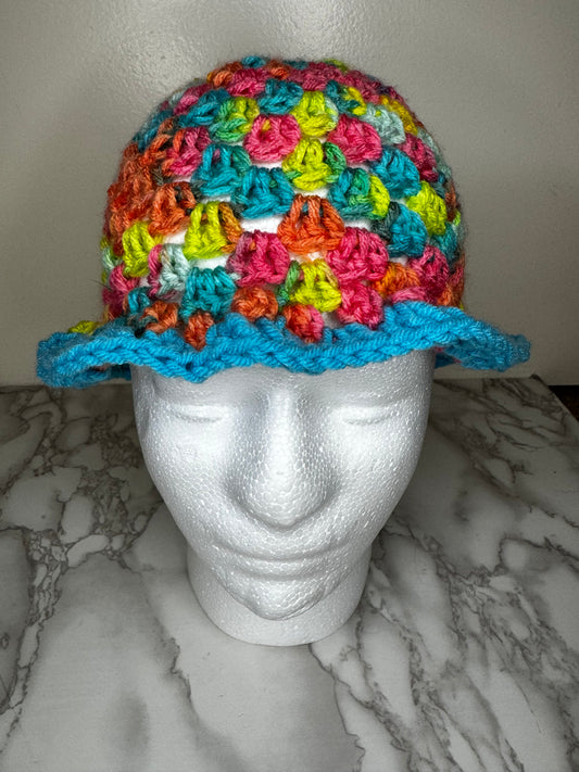 Happy Rainbow Bucket Hat