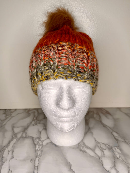 Fall Leaves/Coney Island Beanie